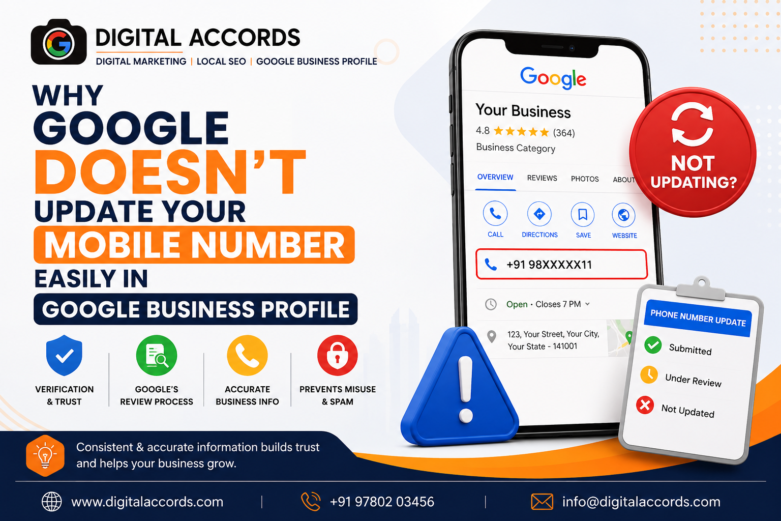 Why Google Doesn’t Update Your Mobile Number Easily in Google Business Profile